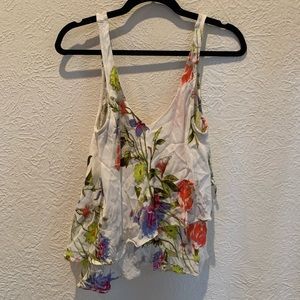 Free People Flowy Floral Tank